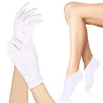 Moisturizing Gloves Socks & Moisturizing Gloves, Touch Screen Moisturizing Gloves for Dry Hard Cracked Rough Chapped Skin Overnight Bedtime Eczema Sleeping Lotion Hand Feet Spa
