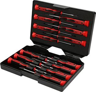KS TOOLS 500.7170 Coffret de 14 tournevis électroniques Fente, PHILLIPS et TORX