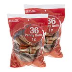 BAZIC Penny Coin Wrappers, 36 Per Pack (2-Pack)