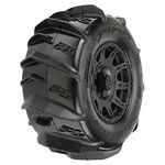 Pro-Line Racing 1/8 Dumont F/R 3.8" MT Tires Mounted 17mm Blk Raid (2), PRO1019210