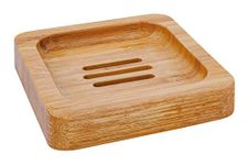 Sustainable Bamboo Square Soap Dish | Zero-Waste Soap Dish for Shampoo Bars and Soaps