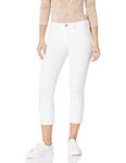 NYDJ Women's Sheri Slim Ankle Jeans in Petite, Optic White, 6 Petite