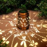 Solar Lantern Lights Outdoor Hangin