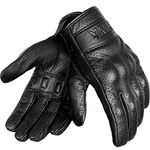 HWK Motorcycle Gloves Men Motocross Motorbike Tactical Moto Riding Biker Leather Driving Racing Gloves (L)