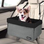 ZAKAPAWS Car Travel Dog Booster Seats, Portable and Breathable Pet Seats Carrier with Seat Belt, Travel Safety Lookout Dog Booster Seat 16-in