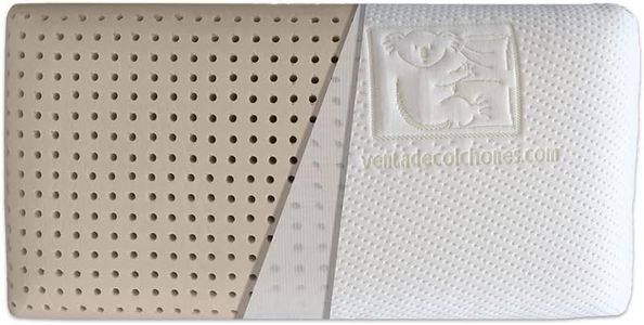 Ventadecolchones - Almohada Látex - Cisne Acolchada - Firmeza Baja/Blanda - 90 cm