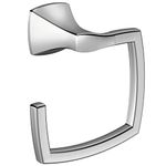 Moen YB5186CH Voss Collection Bathroom Hand-Towel Ring, Chrome, 11.61 x 2.83 x 6.81 inches