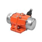 ATO AC 110V Concrete Vibrator Motor Adjustable Amplitude Low Noise Concrete Vibrating Motor Aluminum Alloy Vibrating Vibrators for Shaker Table,1 Phase 100W 3600rpm with CE Certificate