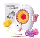 HRFIJIK Knitting Machine 22 Needles, Knit Loom Machine Smart Manual Rotating Kit, for Adults Kids Knitting DIY Toy Socks Hats Scarves, 22g3