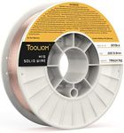 TOOLIOM ER70S-6 .030"(0.8 mm) Mild Steel Mig Solid Welding Wire on 10-Pound Spool for TL-200M TL-250M Pro