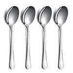 Serving Spoons 4 Pieces, Kyraton Serving Spoons, Include Solid Serving Spoon Stainless Steel Serving Utensils, Serving Set Packing of 4