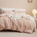 Bedsure Queen Comforter Set - Coral