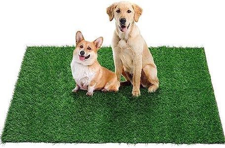 Oiyeefo Fake Grass Pee for Dog Large Artificial Grass Rug Pad for Puppy Potty Washable Grass Mat for Pet Training with Drainage Hole and Easy to Clean (59.1 x39.4Inches)