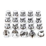 Youyijia 20PCS Alloy Wheel Nuts M12 x 1.5 Wheel Locking Nuts Taper Washer 19mm Hex Bolt Floating Captive Replacement for Ford, Fiesta, Kuga, Focus