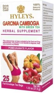 HYLEYS Tea Garcinia Cambogia Green Tea with Pomegranate Flavor - 25 Tea Bags
