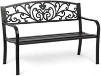 Garden Bench Metal Bench for Patio 