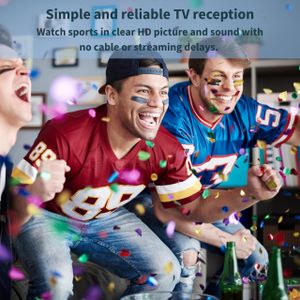 Mohu Leaf Indoor TV Antenna – HDTV, Compact, Easy Install