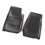 Rugged Ridge All-Terrain 12920.03 Black Front Row Floor Liner For Select Jeep Wrangler Models