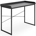 Signature Design by Ashley Yarlow Industrial Home Office Writing Desk, Black