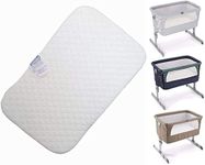 Kandall Replacement Foam Mattress for Next2Me Chicco Crib Bedside Toddler Crib Next to Me Mattress - Breathable & Washable (83 x 50 x 5 cm)