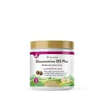 NaturVet – Glucosamine DS Plus - Level 2 Moderate Care – Supports Healthy Hip & Joint Function – Enhanced with Glucosamine, MSM & Chondroitin – for Dogs & Cats–120 Soft Chews