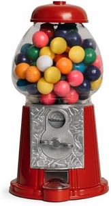 Victory Retro Gumball Machine, Candy Vending Machine for Kids of All Ages, Glass Bowl and Cast Metal Base, Vintage Décor by Funderstood