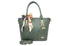 I Define You Faux Leather Girls' Women's Medium Handbag |Shoulder Bag| Ladies Purse (Green) | rakhi gift | rakhi gift for sister | rakshabandhan gift for sister, women or bhabhi