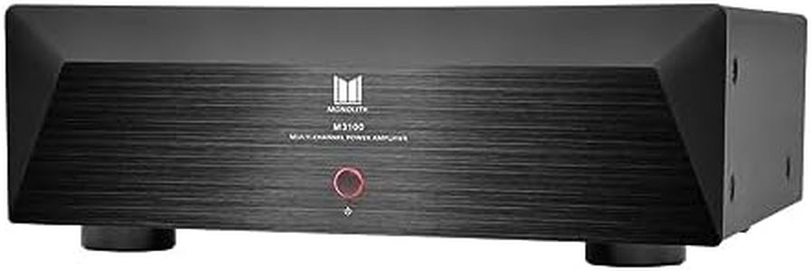 Monolith M3100X 3x90 Watts Per Channel Multi-Channel Home Theater Power Amplifier with RCA & XLR Inputs