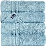 Hawmam Linen Light Blue Bath Towels
