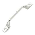 FAST CP09 Chrome Plated Furniture Cabinet Pull Handle for Window, Bathroom, Wardrobe Door & Drawers 2pcs (4 Inch, Steel)