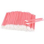 300 Pcs Make Up Lipstick Brushes, Lip Gloss Brushes, Lipstick Applicator Brushes, Makeup Lip Applicators Wands, Lip Gloss Concealer Brushes for Lip Makeup - Pink