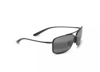 Maui Jim Unisex's Kaupo Gap W/Patented Polarizedplus2 Lenses Polarized Aviator Sunglasses, Black Gloss/Neutral Grey, Medium