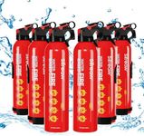 Fire Extinguishers for Kitchen Car Vehicle - 21B 620ml ABC Small with Fire Extinguishers - Non-Toxic Water-Based Fire Extinguishers for House with Mounting Bracket, 6PK