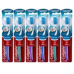 Colgate Slim Soft Ultra Compact Toothbrush, Extra Soft (Colors Vary) - Pack of 6