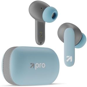 GOBOULT Y1 Pro Ear Buds Wireless 60H Playtime, 4 Mics Calling, 45ms Low Latency Gaming, Made in India,13mm Bass Driver Earbuds Buds TWS Bluetooth Wireless Earphone