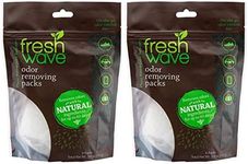 Fresh Wave Odor Eliminating & Deodorizing Packs | 2 Bags of 6 Each | Safer Odor Relief for Small Spaces | Natural Plant-Based Odor Eliminator | Odor Absorbers for Home