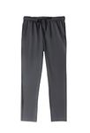 DaniChins Boys' Jogger Sweatpants Active Athletic Pants with Pockets, Grey, 10