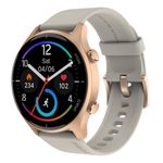 Noise Twist Round dial Smart Watch with Bluetooth Calling, 1.38" TFT Display, up-to 7 Days Battery, 100+ Watch Faces, IP68, Heart Rate Monitor, Sleep Tracking (Blush Beige)