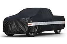 Holthly 10 LayerTruck Cover Waterproof All Weather. Pickup Truck Cover Rain Snow UV Dust Protection. Length: 210-230 inches, Universal Fit for Ford F150, Chevy Silverado, Dodge Ram 1500,etc