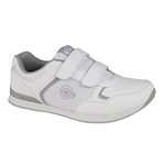 Dek Unisex Drive Touch Fastening Trainer-Style Bowling Shoe White 5 UK