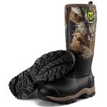 TIDEWE Hunting Boot for Men, Insulated Waterproof Durable 16" Men's Hunting Boot, 6mm Neoprene and Rubber Outdoor Boot Next Camo G2 US Size 11