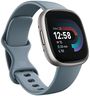 Google Fitbit Versa 4 Fitness Smartwatch with Daily Readiness, Gps, 24/7 Heart Rate, 40+ Exercise Modes, Sleep Tracking and More, Waterfall Blue/platinum, One Size (S and L Bands Included)