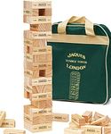 Jaques of London Giant Tumble Tower | Giant Garden Game | Outdoor Games for Adults and Kids | Wooden Tumbling Tower