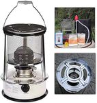 Smoke-Free Portable Kerosene Stove - Efficient 2 in 1 Paraffin Heater for Winter Space Heating - Adjustable Firepower - Ideal for Tents and Kerosene Heating