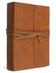 ESV Journaling Bible, Large Print, Brown, Flap With Strap