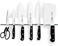 16 Inch White Knife Magnetic Strip Use as Magnetic Knife Holder for Wall - Magnetic Knife Strip - Magnetic Knife Bar Rack