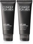 Clinique For Men Daily Face Moisturizer With Hyaluronic Acid + Glycerin | Anti-Aging, Hydrating + Brightening, 100ml (Pack of 2)