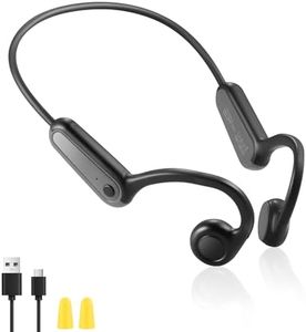 Auriculares Conducción Ósea Auriculares de oído Abierto, Auriculares Inalámbricos Bluetooth 5.3 IPX55 Auriculares Deportivos Resistentes al Sudor y al Agua para Correr, Andar en Bicicleta, Escalar
