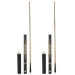 Dysdensa Set of Two 57-inch Handmade Snooker Cue Stick with Extension 18 oz