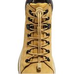 LOCK LACES for Boots (1 Pair) Premium Heavy Duty Elastic No Tie Boot Laces for Boots and Shoes (Tan)